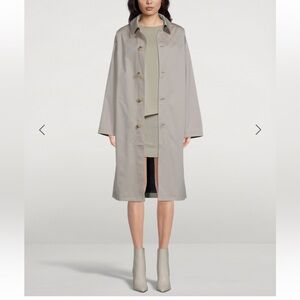 UNCLE STUDIOS The Mackintosh Coat Plaid Lining - XS